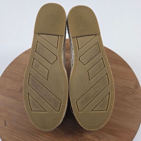 Prada Milano Embossed Logo Espadrilles Slip-On Flats Women’s Size EU 37 US 6.5-7 - Picture 10 of 15